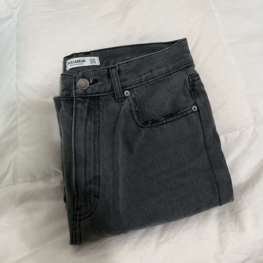 Pull Bear Dark Grey Jeans